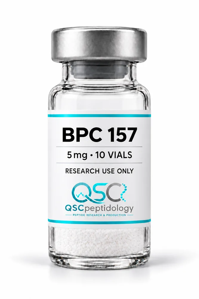 BPC-157 5mg (10 flakonu iepakojums) QSC Peptidology