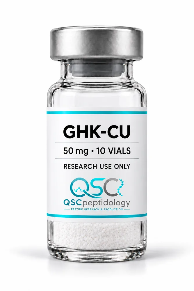 GHK-Cu 50mg (10 flakonu iepakojums) QSC Peptidology