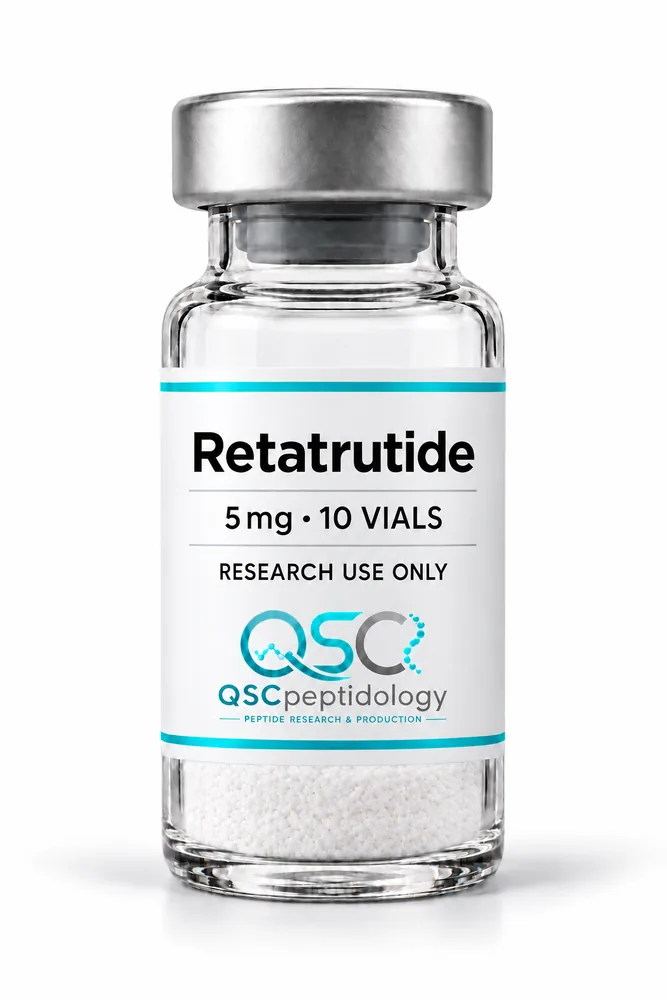 Retatrutide 5mg (10 flakonu iepakojums) QSC Peptidology